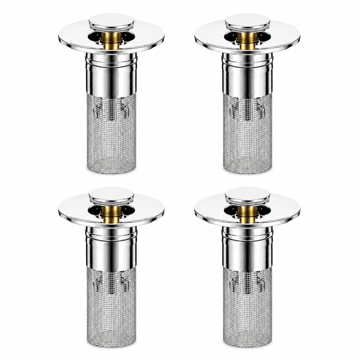 🚰 Stainless Steel Drain Hair Catcher