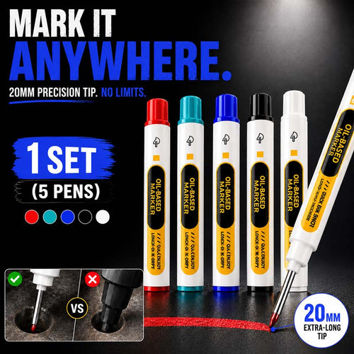 Precision Tip Quick-Dry Oil-Based Marker Pen