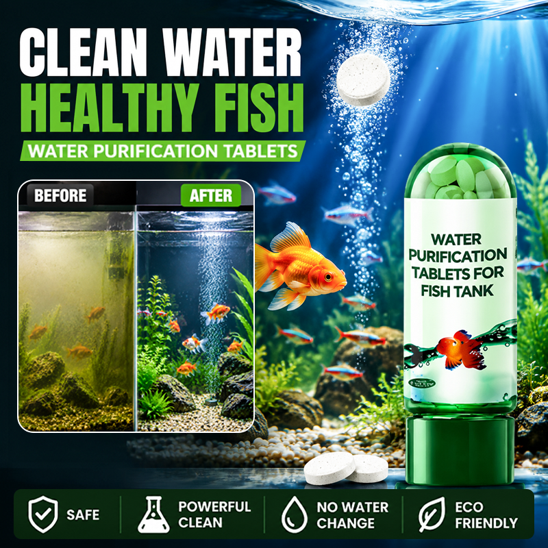 🔥Hot Sale🔥WarmNest™ Powerful Aquarium Water Purification Tablet