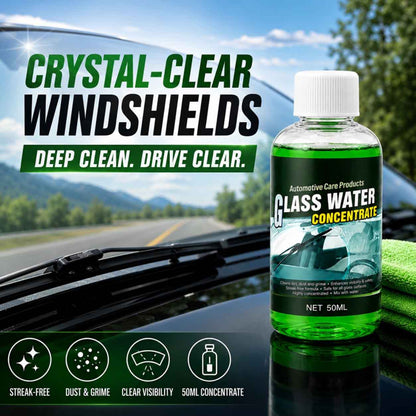 🥳2026 HOT SALE🥳 Glass Concentrate – 10ml makes 1L, cuts bugs & grime, streak-free.