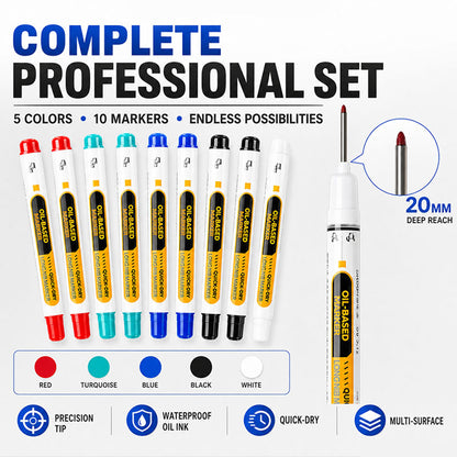 Precision Tip Quick-Dry Oil-Based Marker Pen