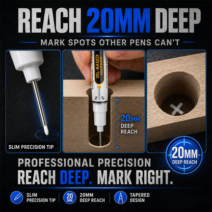 Precision Tip Quick-Dry Oil-Based Marker Pen