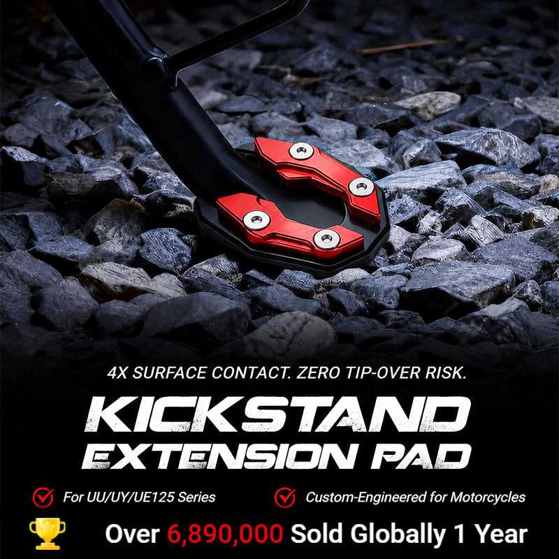 🏍️ WarmNest™ Motorcycle Kickstand Pad — Prevent Tip-Overs Anywhere