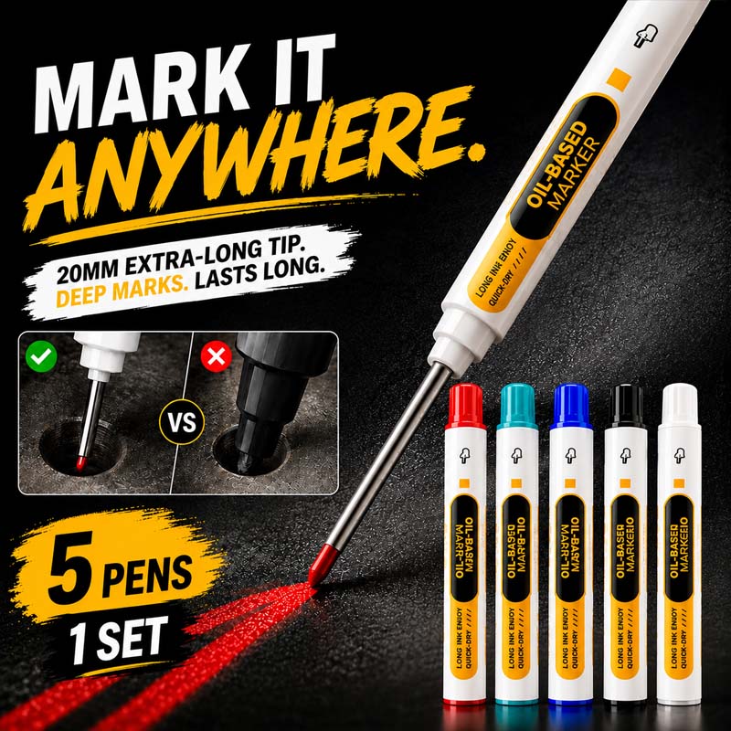Precision Tip Quick-Dry Oil-Based Marker Pen