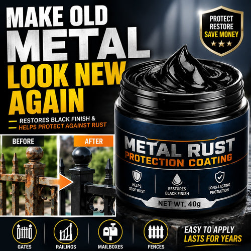 WarmNest™ Black Metal Restoration Paste | Rust Protection & Surface Repair
