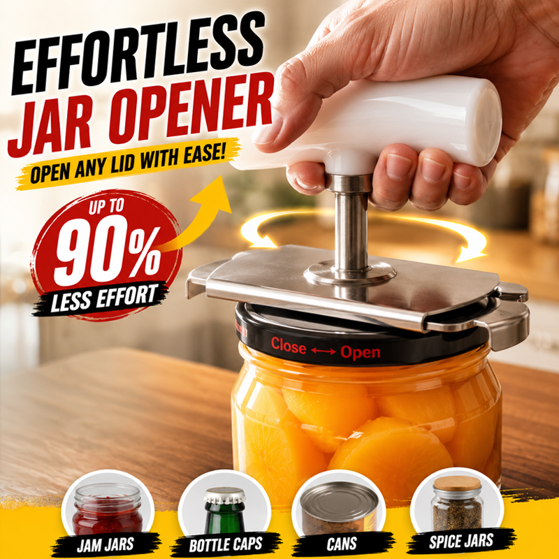 📢📢Last Day-50% OFF!!⏰Stainless Steel Jar Opener & Bottle Lid Remover