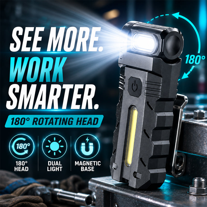LED work light with 180° rotating head (Offer)