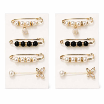 ✨ WarmNest™ Pearl Corset Brooch | Elegant Waist & Collar Fashion Pin