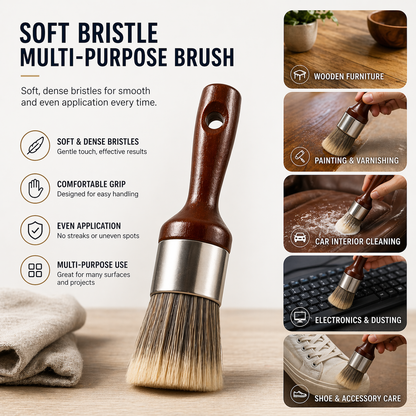 WarmNest™ Applicator Brush – Soft Bristle for Even, Smooth Finish
