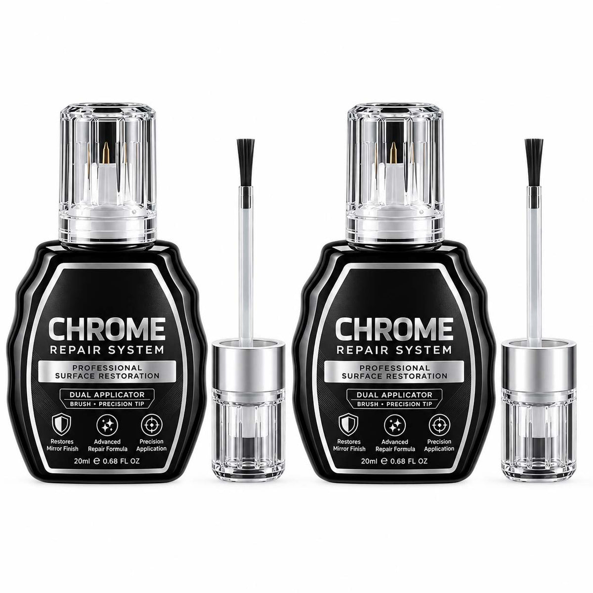 🥳Chrome Restoration Set – Removes Oxidation & Restores High-Gloss Metallic Finish | Premium Quality (OFFER)