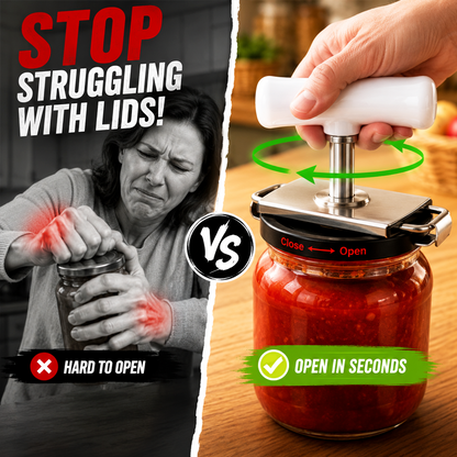 📢📢Last Day-50% OFF!!⏰Stainless Steel Jar Opener & Bottle Lid Remover