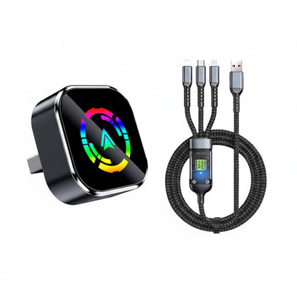 📢📢50% OFF!🔥2-in-1 Wireless CarPlay For Iphone & Android Auto Adapter — No More Cables