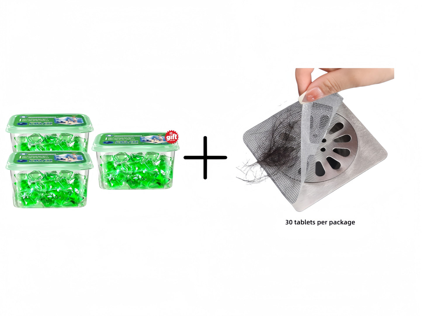 Drain Deodorizer Pods – Bio‑enzyme formula neutralizes smells at the source. Instant fresh scent, no harsh chemicals. Say goodbye to embarrassing odours. 🚰✅ （offer)