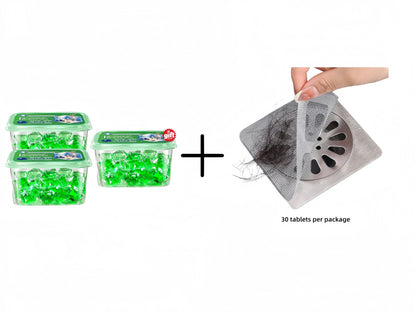 Drain Deodorizer Pods – Bio‑enzyme formula neutralizes smells at the source. Instant fresh scent, no harsh chemicals. Say goodbye to embarrassing odours. 🚰✅ （offer)