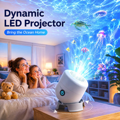 🌊 WarmNest™ Dynamic Rotating LED Projector Light