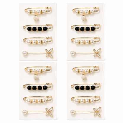 ✨ WarmNest™ Pearl Corset Brooch | Elegant Waist & Collar Fashion Pin