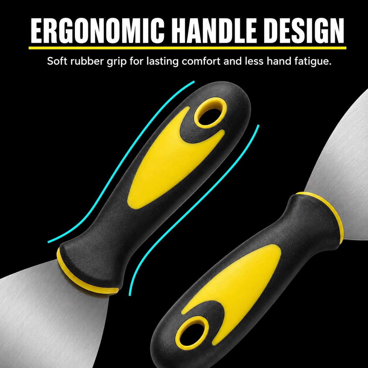 5-Inch Stainless Steel Putty Knife | Smooth Concrete Repair Finish