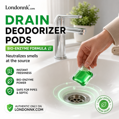 Drain Deodorizer Pods – Bio‑enzyme formula neutralizes smells at the source. Instant fresh scent, no harsh chemicals. Say goodbye to embarrassing odours. 🚰✅ （offer)