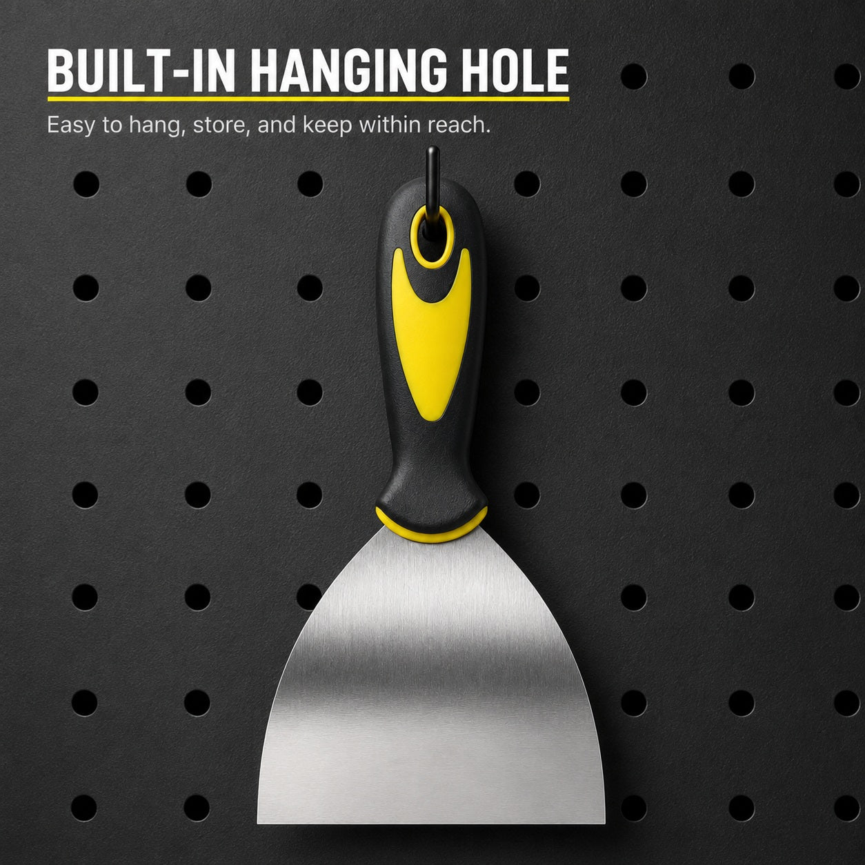 5-Inch Stainless Steel Putty Knife | Smooth Concrete Repair Finish