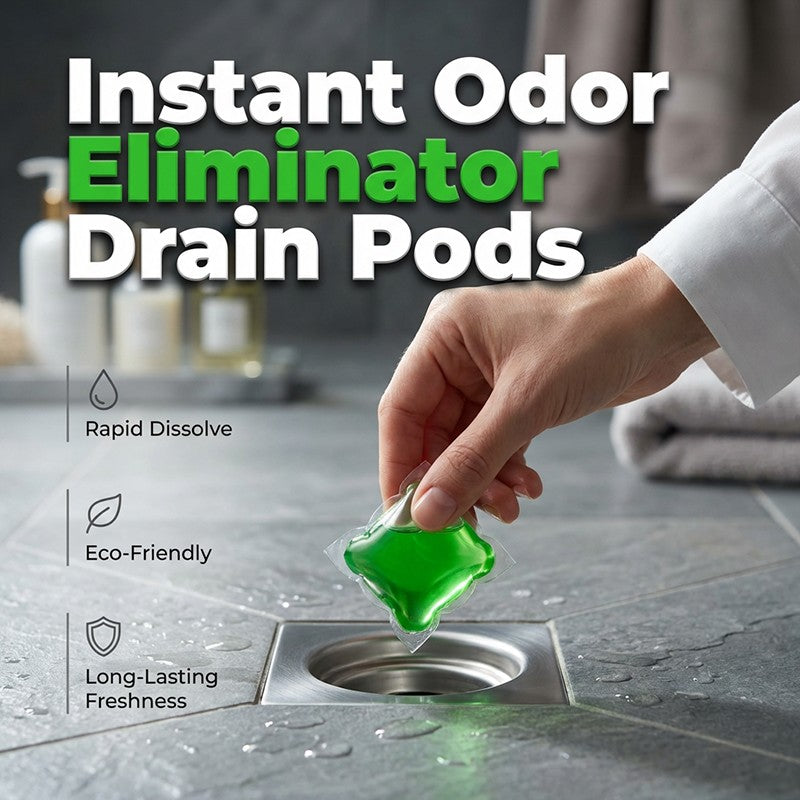 🔵Drain Deodorizer Pods – Bio‑enzyme formula neutralizes smells at the source. Instant fresh scent, no harsh chemicals. 🚰✅