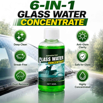 🥳2026 HOT SALE🥳 Glass Concentrate – 10ml makes 1L, cuts bugs & grime, streak-free.