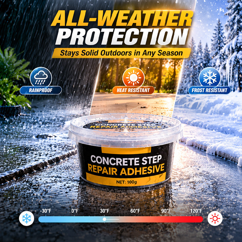 WarmNest™ Ready-to-Use Concrete Step & Crack Repair Paste (Freeze-Thaw Weatherproof)