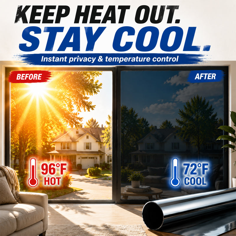 ☀️50% OFF! 🔥 Heat-Insulating Privacy Film – UV Protection, Easy Application & Perfect for Home & Office 🏠