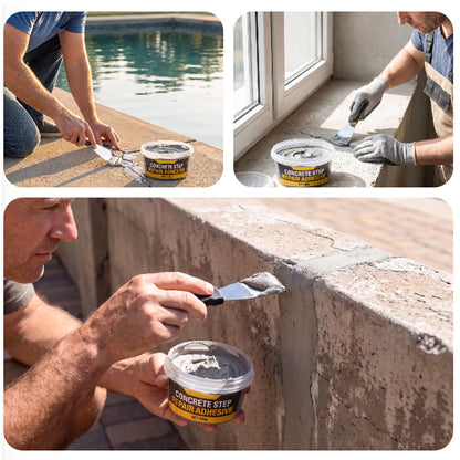 WarmNest™ Ready-to-Use Concrete Step & Crack Repair Paste (Freeze-Thaw Weatherproof)