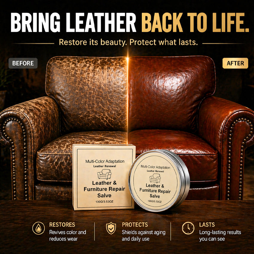 WarmNest™ Leather Repair & Restore Balm – Make Old Leather Look New Again