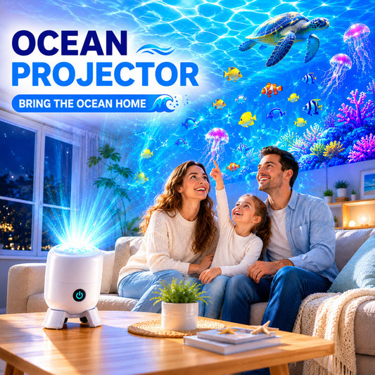 🌊 WarmNest™ Dynamic Rotating LED Projector Light