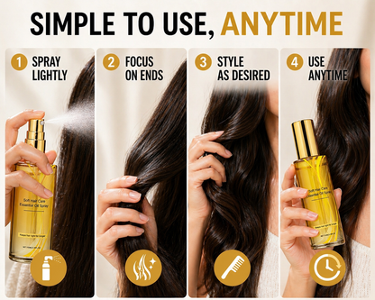💞WarmNest™ Lightweight Hair Oil Spray – Smooth, Shiny Hair Without Greasy Buildup (OFFER)