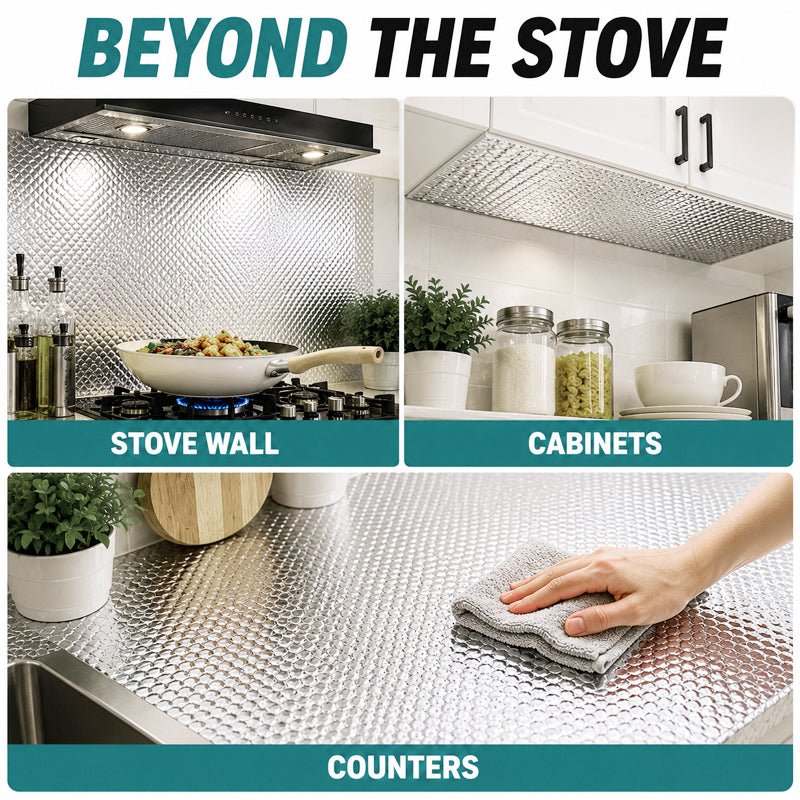 🏠 Kitchen Peel and Stick Wallpaper Backsplash Waterproof Kitchen Stickers
