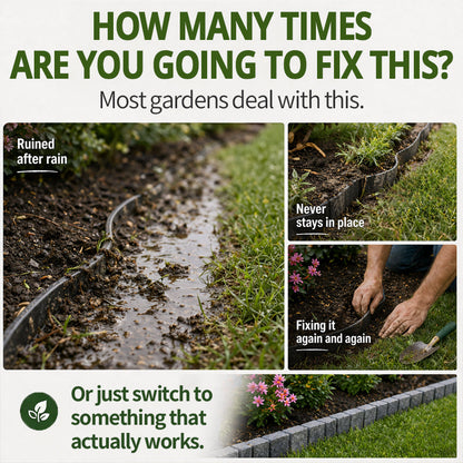 🌿✨WarmNest™ Stone-Look Edging Fence - Garden Edges That Stay Clean🏡♻️(OFFER)