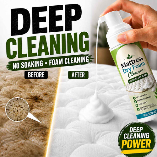 No-Rinse Mattress Dry Foam Cleaner