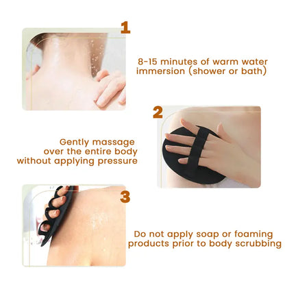 WarmNest™ Soft Silicone Shower Scrubber – Gentle Exfoliating Body Brush