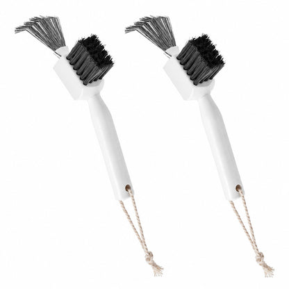 ✨🧹2-in-1 Hair Brush Cleaner Tool💇‍♀️, Multi-purpose Hair Remover Comb Cleaner with Stainless Steel Pick & Stiff Brush (offer)