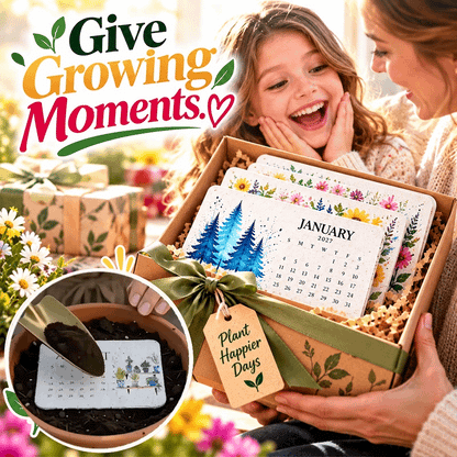 ✦2027 Plantable Seed Paper Calendar — Use It, Then Grow It