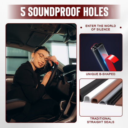 Car Noise Reduction Dust-proof Rubber Seal Strip (OFFER)