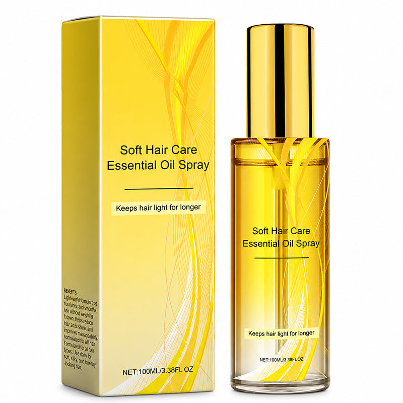 💞WarmNest™ Lightweight Hair Oil Spray – Smooth, Shiny Hair Without Greasy Buildup