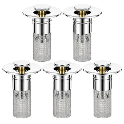 🚰 Stainless Steel Drain Hair Catcher