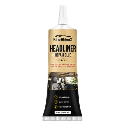 🎉49K+ Sold 🚗 Waterproof Car Headliner Repair Glue, High Strength Adhesive for Sagging Car Ceiling & Interior