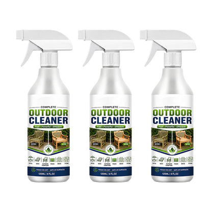 🌿 LIMITED-TIME 50% OFF! Outdoor Surface Cleaner Spray, Fast Acting Stain Remover for Patio, Wooden Furniture & Outdoor Surfaces