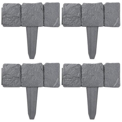 🌿✨WarmNest™ Stone-Look Edging Fence - Garden Edges That Stay Clean🏡♻️(OFFER)