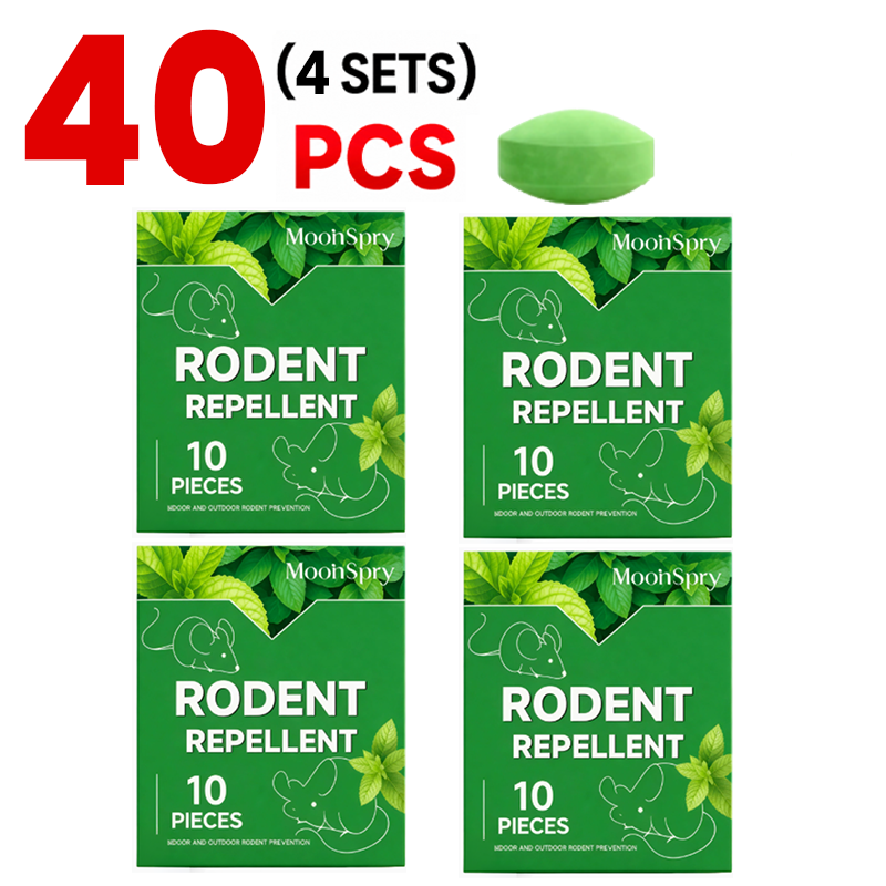 🥳2026 HOT SALE🥳💞50K+ SOLD!🏠🛡️ 50% OFF! Natural Peppermint Rodent Repellent Tablets