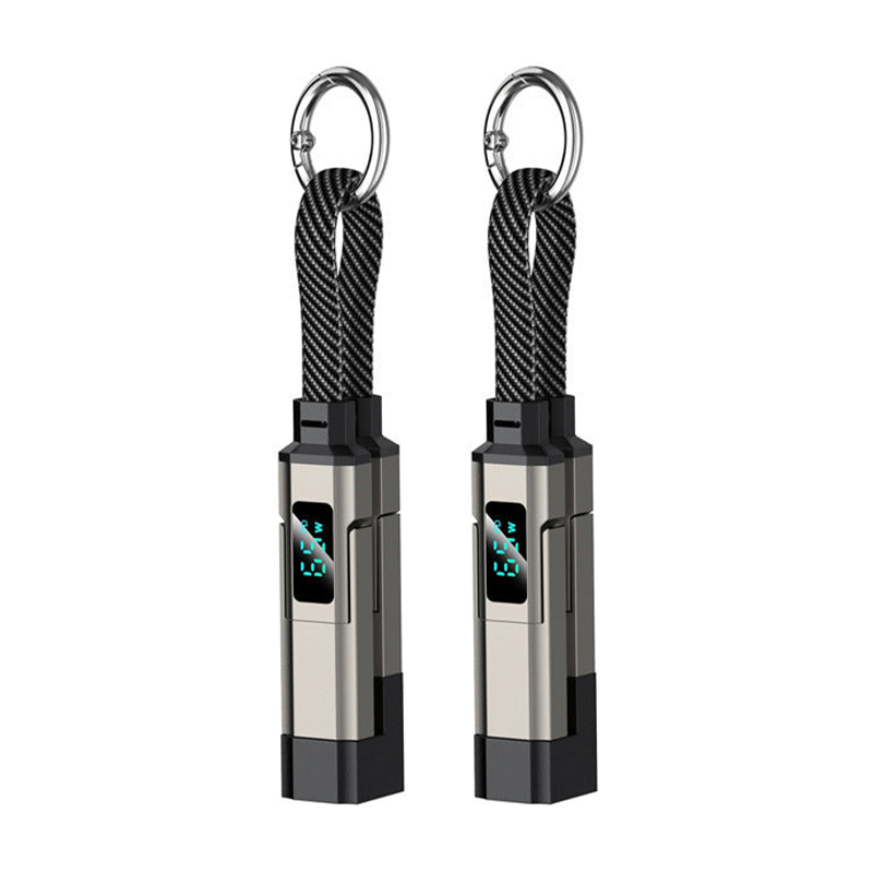 ⚡HOT SALE 50% OFF🔥4-in-1 Digital Display Keychain Charging Cable