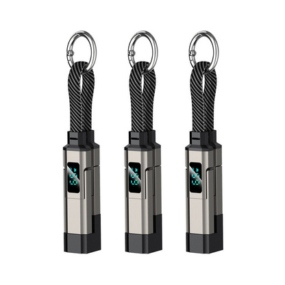 ⚡HOT SALE 50% OFF🔥4-in-1 Digital Display Keychain Charging Cable