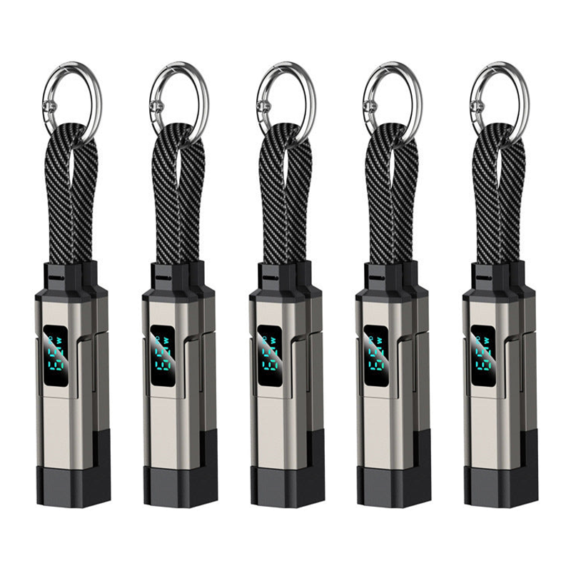 ⚡HOT SALE 50% OFF🔥4-in-1 Digital Display Keychain Charging Cable