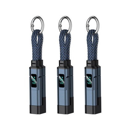 ⚡HOT SALE 50% OFF🔥4-in-1 Digital Display Keychain Charging Cable