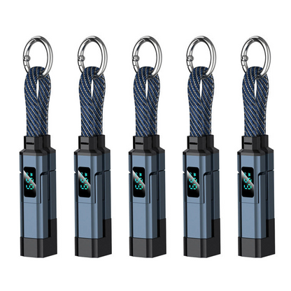 ⚡HOT SALE 50% OFF🔥4-in-1 Digital Display Keychain Charging Cable