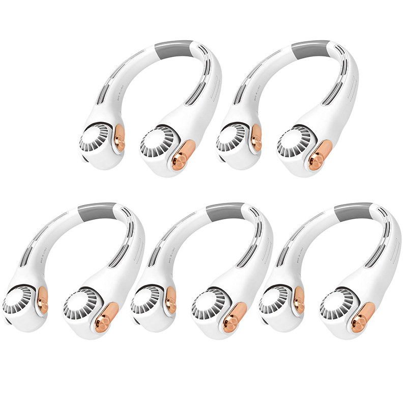 🥳2026 HOT SALE🥳💞50K+ SOLD!🍃💨Neck Air Conditioner Fan – Ultra‑quiet, 360° rotating, 3 speeds. 🌬️